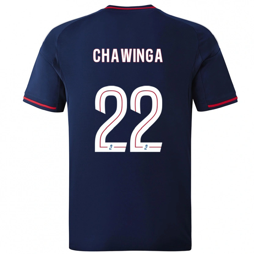 Danxen Kinder Tabitha Chawinga #22 Marine Rot Auswärtstrikot Trikot 2025/26 T-Shirt Schweiz