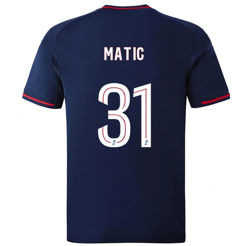 Danxen Kinder Nemanja Matic #31 Marine Rot Auswärtstrikot Trikot 2025/26 T-Shirt Schweiz