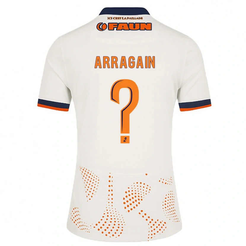 Danxen Kinder Killyan Arragain #0 Weiß Orange Auswärtstrikot Trikot 2025/26 T-Shirt Schweiz
