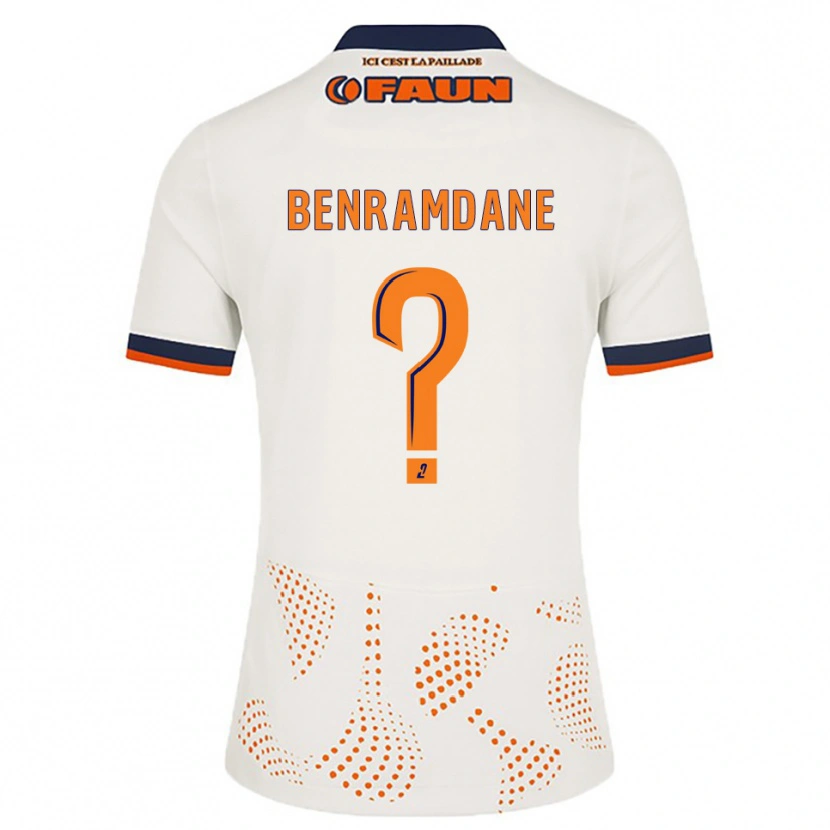 Danxen Kinder Noam Benramdane #0 Weiß Orange Auswärtstrikot Trikot 2025/26 T-Shirt Schweiz