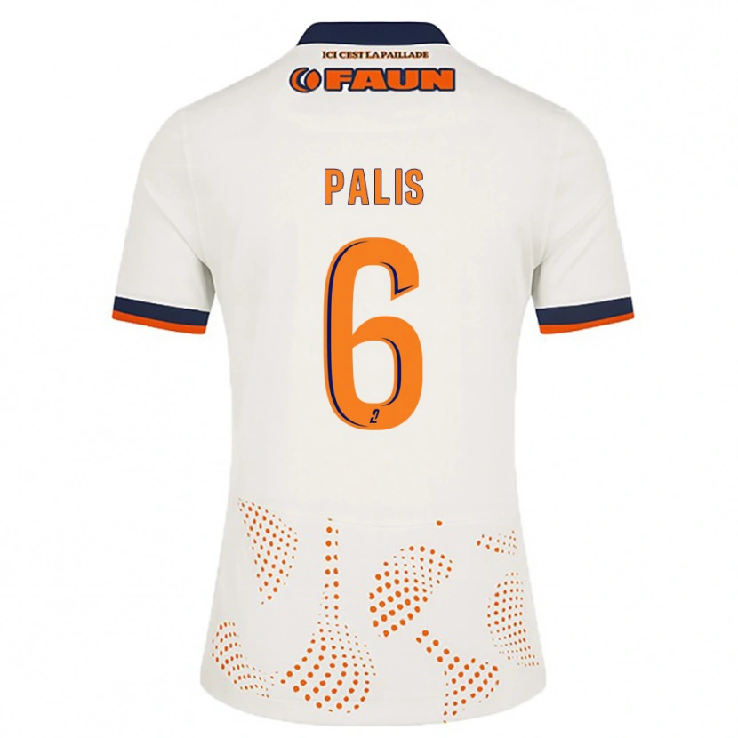 Danxen Kinder Ella Palis #6 Weiß Orange Auswärtstrikot Trikot 2025/26 T-Shirt Schweiz