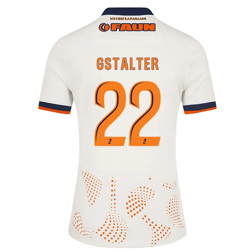 Danxen Kinder Lola Gstalter #22 Weiß Orange Auswärtstrikot Trikot 2025/26 T-Shirt Schweiz