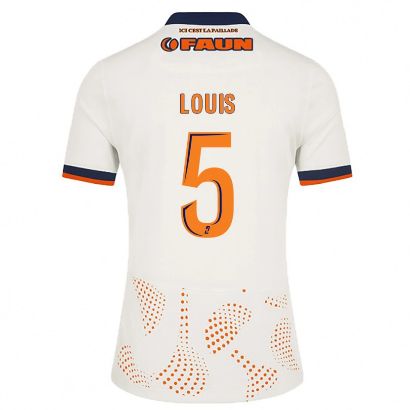 Danxen Kinder Kethna Louis #5 Weiß Orange Auswärtstrikot Trikot 2025/26 T-Shirt Schweiz