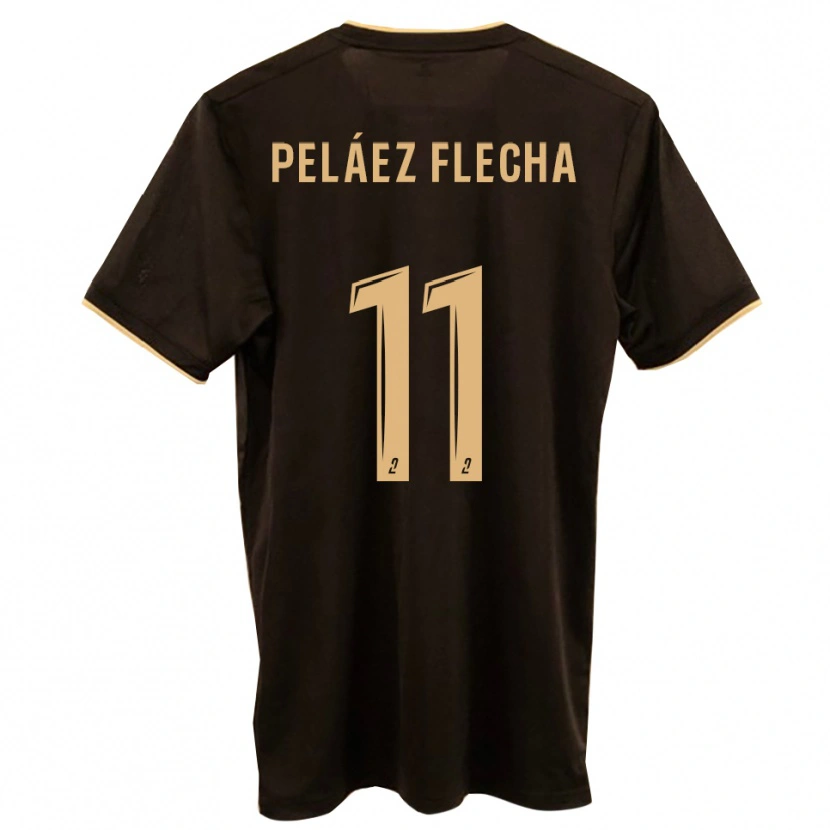 Danxen Kinder Fernando Peláez Flecha #11 Blau Rot Auswärtstrikot Trikot 2025/26 T-Shirt Schweiz