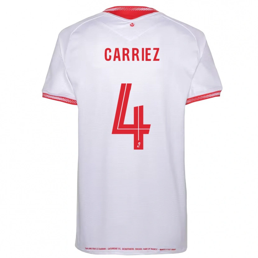 Danxen Kinder Sasha Carriez #4 Schwarz Rot Auswärtstrikot Trikot 2025/26 T-Shirt Schweiz