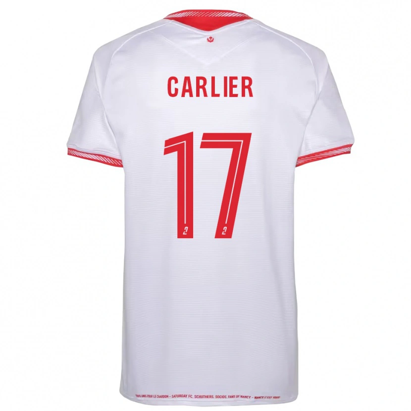 Danxen Kinder Maxence Carlier #17 Schwarz Rot Auswärtstrikot Trikot 2025/26 T-Shirt Schweiz