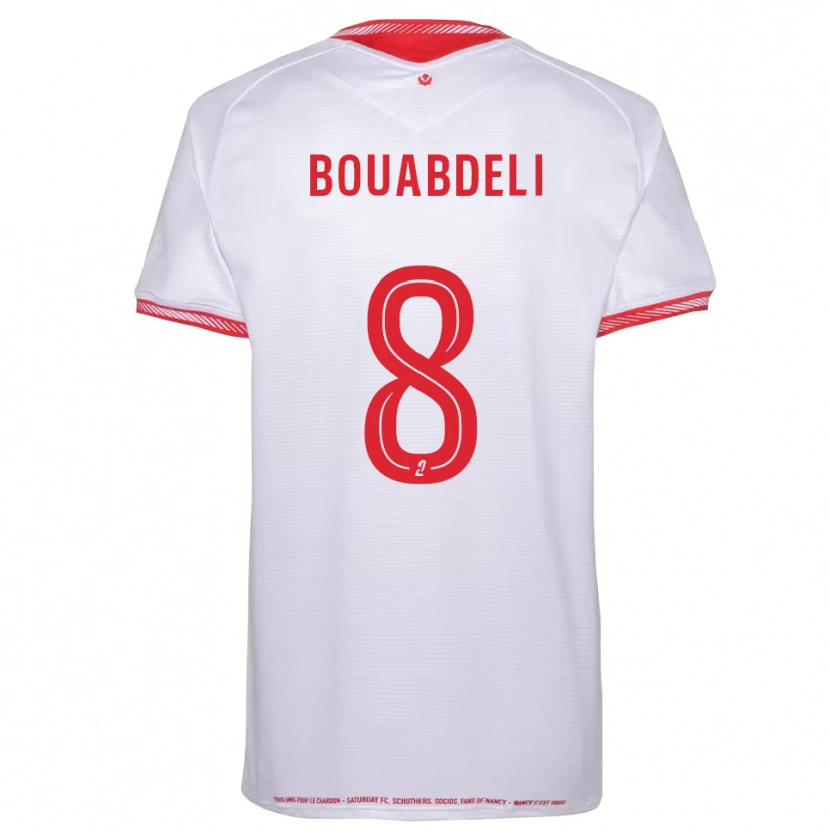 Danxen Kinder Walid Bouabdeli #8 Schwarz Rot Auswärtstrikot Trikot 2025/26 T-Shirt Schweiz