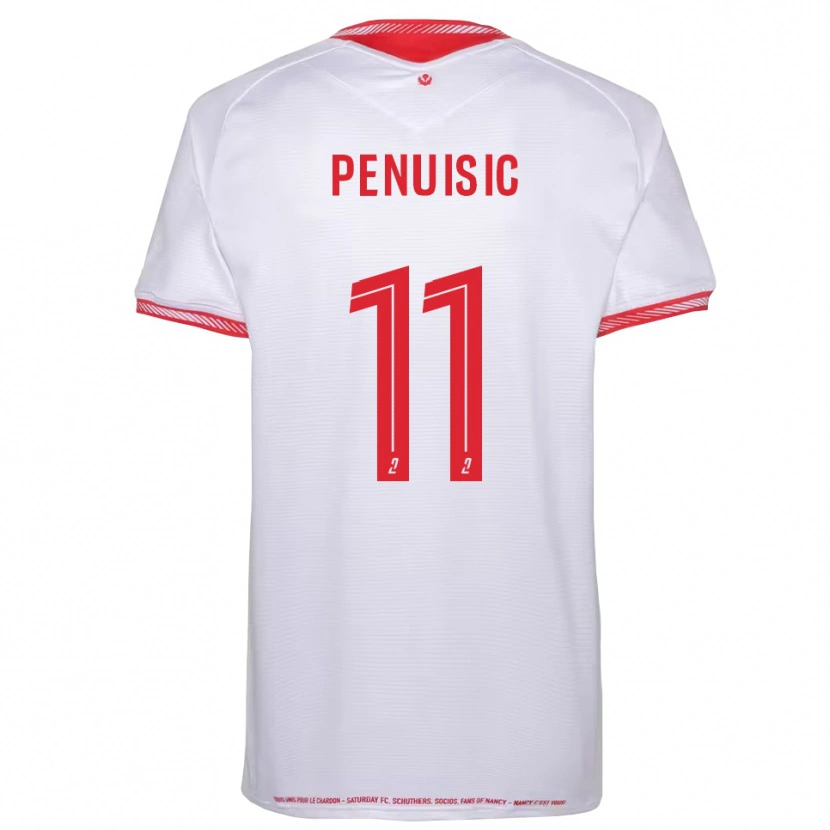 Danxen Kinder Alvin Pénuisic #11 Schwarz Rot Auswärtstrikot Trikot 2025/26 T-Shirt Schweiz