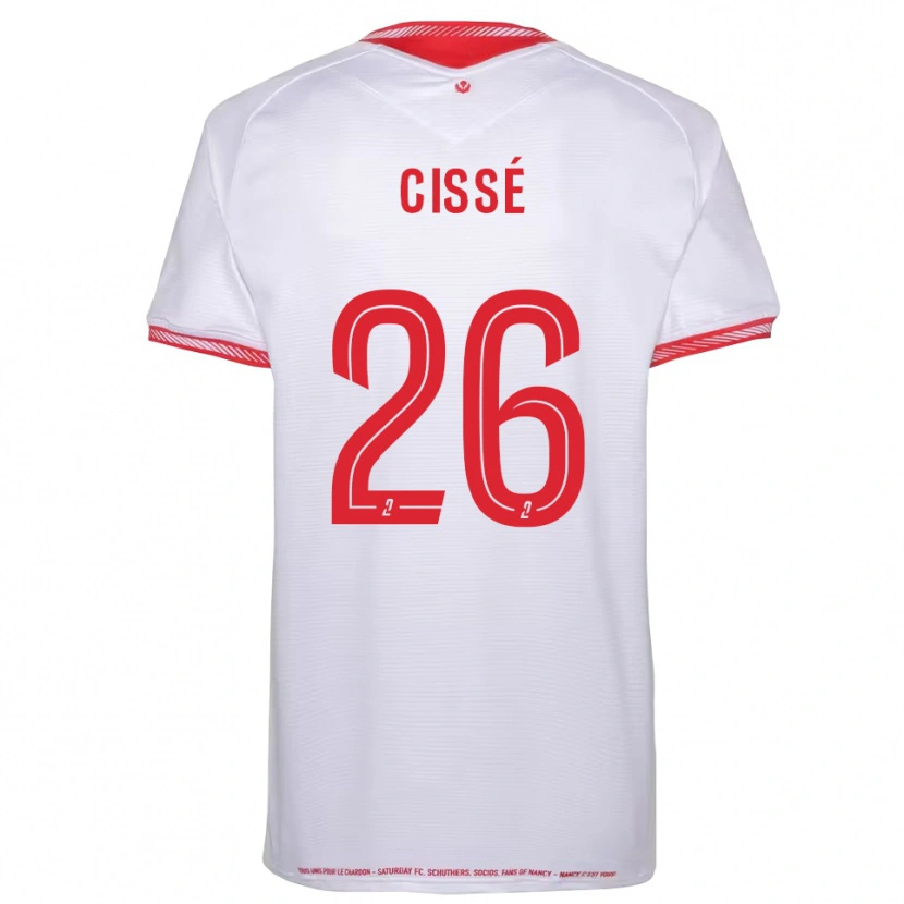 Danxen Kinder Sidi Cissé #26 Schwarz Rot Auswärtstrikot Trikot 2025/26 T-Shirt Schweiz