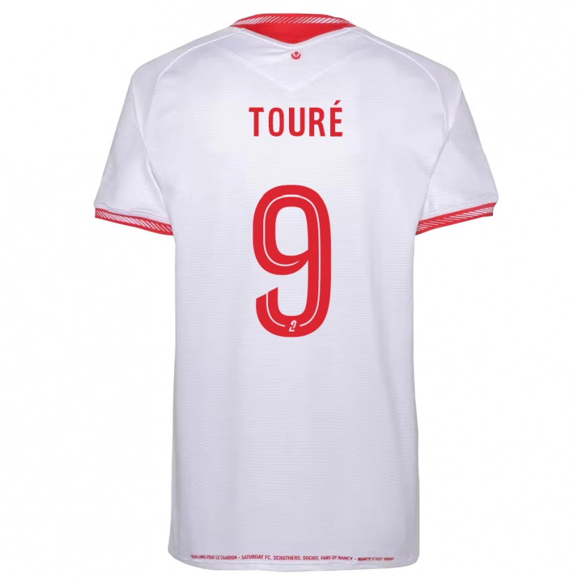 Danxen Kinder Cheikh Touré #9 Schwarz Rot Auswärtstrikot Trikot 2025/26 T-Shirt Schweiz