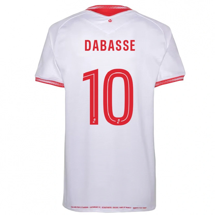 Danxen Kinder Adrian Dabasse #10 Schwarz Rot Auswärtstrikot Trikot 2025/26 T-Shirt Schweiz