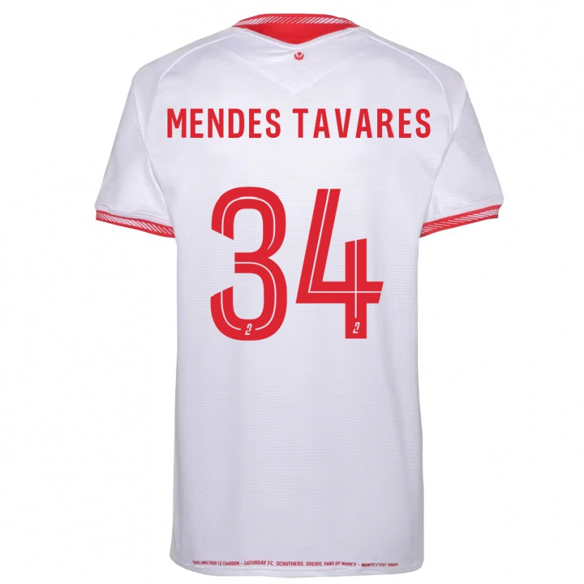 Danxen Kinder Carlos Mendes Tavares #34 Schwarz Rot Auswärtstrikot Trikot 2025/26 T-Shirt Schweiz
