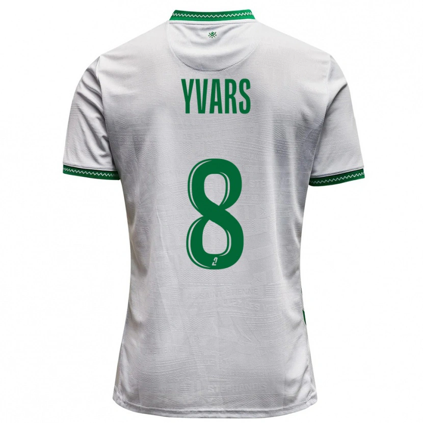 Danxen Kinder Sonny Yvars #8 Weiß Grün Auswärtstrikot Trikot 2025/26 T-Shirt Schweiz