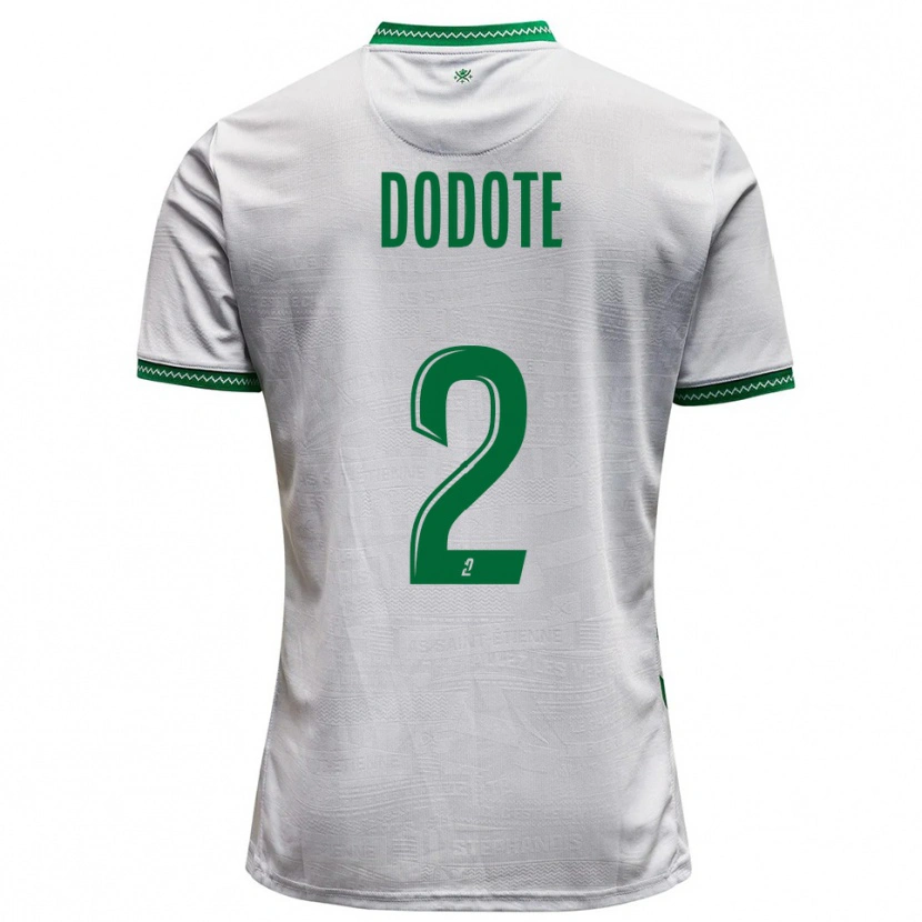Danxen Kinder Axel Dodote #2 Weiß Grün Auswärtstrikot Trikot 2025/26 T-Shirt Schweiz