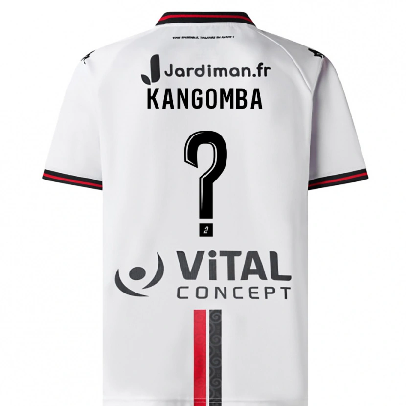 Danxen Kinder Kayne Kangomba #0 Weiß Rot Auswärtstrikot Trikot 2025/26 T-Shirt Schweiz