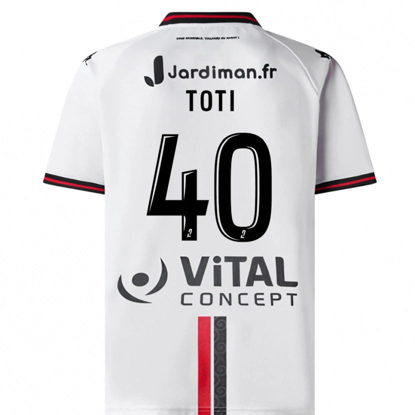 Danxen Kinder Manon Toti #40 Weiß Rot Auswärtstrikot Trikot 2025/26 T-Shirt Schweiz
