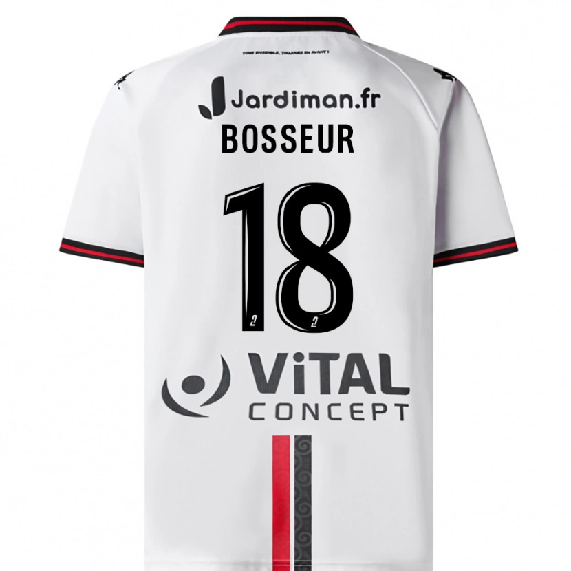 Danxen Kinder Youna Bosseur #18 Weiß Rot Auswärtstrikot Trikot 2025/26 T-Shirt Schweiz
