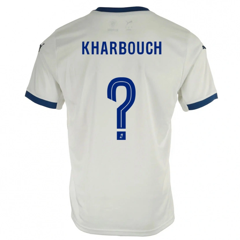 Danxen Kinder Yanis Kharbouch #0 Weiß Blau Auswärtstrikot Trikot 2025/26 T-Shirt Schweiz