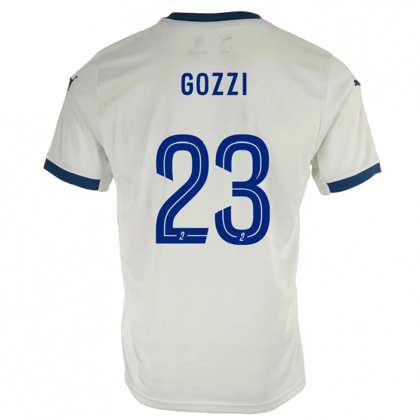 Danxen Kinder Paolo Gozzi #23 Weiß Blau Auswärtstrikot Trikot 2025/26 T-Shirt Schweiz