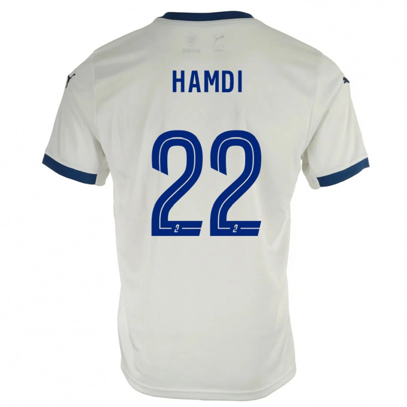 Danxen Kinder Mathis Hamdi #22 Weiß Blau Auswärtstrikot Trikot 2025/26 T-Shirt Schweiz