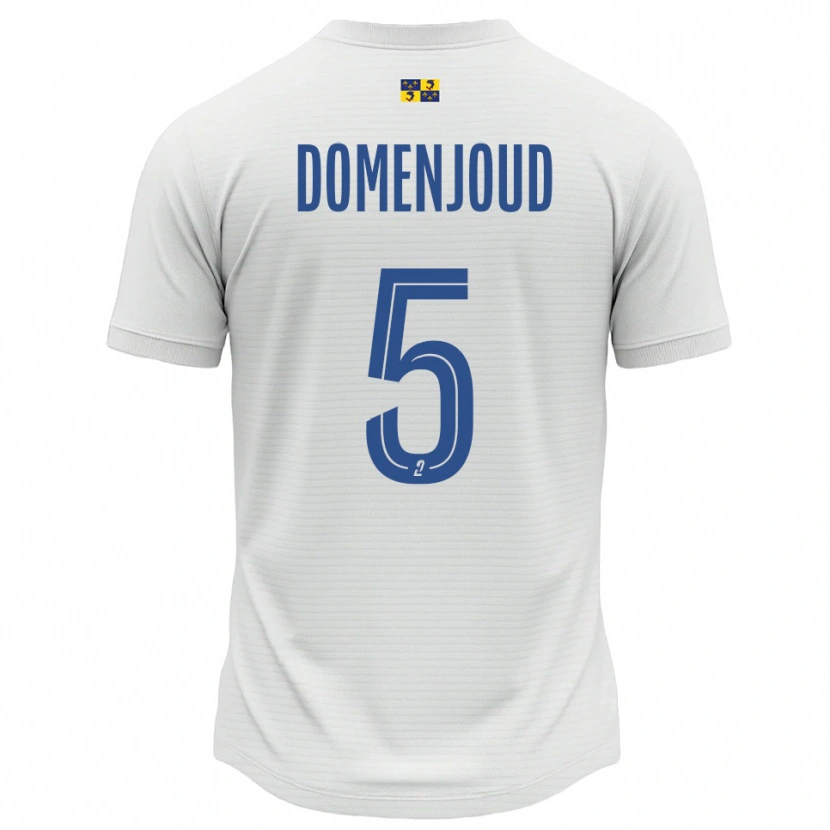 Danxen Kinder Elsa Domenjoud #5 Weiß Blau Auswärtstrikot Trikot 2025/26 T-Shirt Schweiz