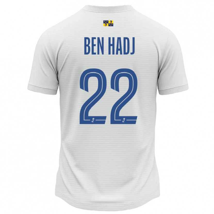 Danxen Kinder Yosra Ben Hadj #22 Weiß Blau Auswärtstrikot Trikot 2025/26 T-Shirt Schweiz