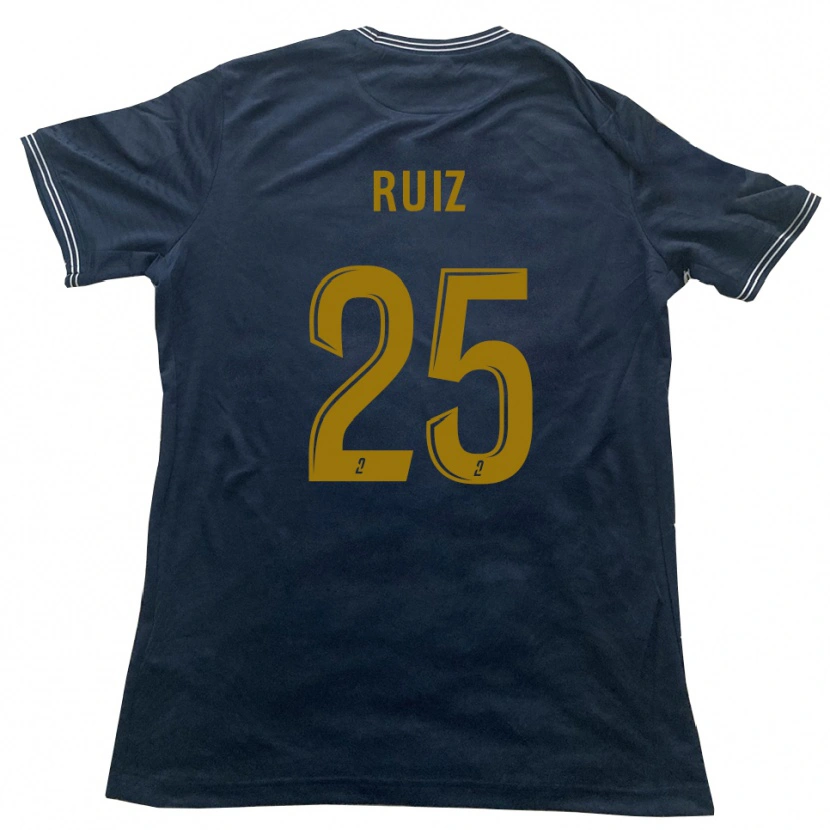 Danxen Kinder Jean Ruiz #25 Marine Gold Auswärtstrikot Trikot 2025/26 T-Shirt Schweiz