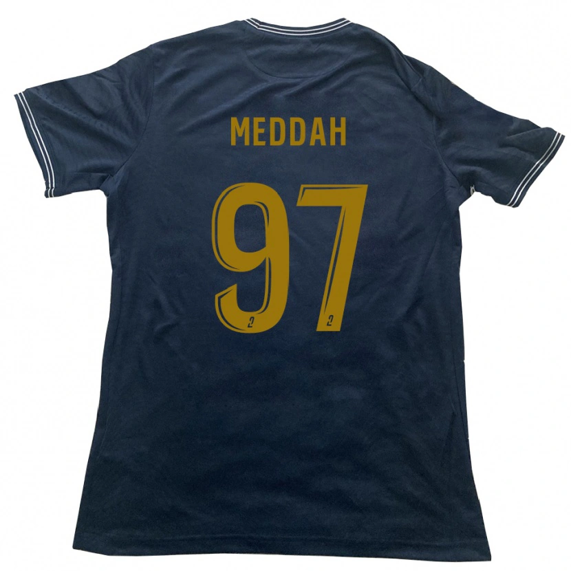 Danxen Kinder Daylam Meddah #97 Marine Gold Auswärtstrikot Trikot 2025/26 T-Shirt Schweiz