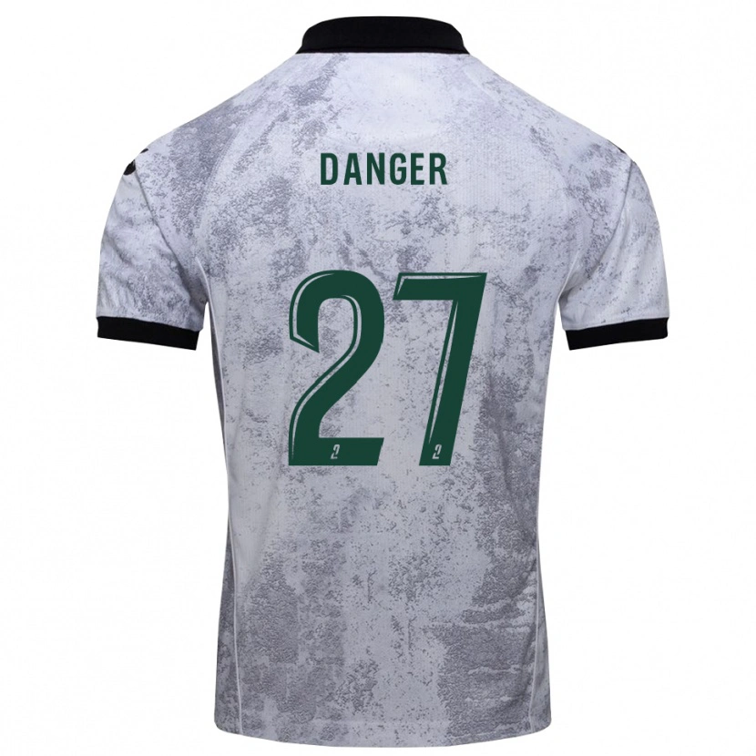 Danxen Kinder Bradley Danger #27 Weiß Schwarz Auswärtstrikot Trikot 2025/26 T-Shirt Schweiz