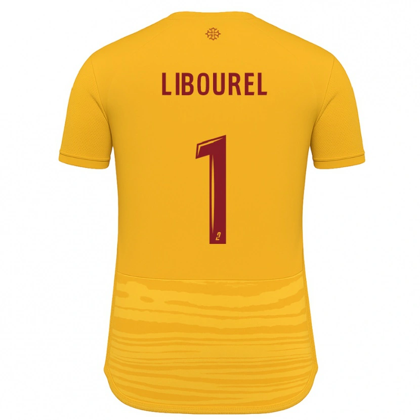 Danxen Kinder Laurie Libourel #1 Orange Burgunder Auswärtstrikot Trikot 2025/26 T-Shirt Schweiz