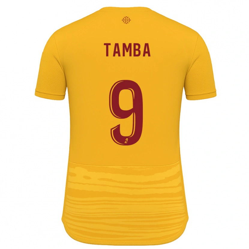 Danxen Kinder Adama Tamba #9 Orange Burgunder Auswärtstrikot Trikot 2025/26 T-Shirt Schweiz