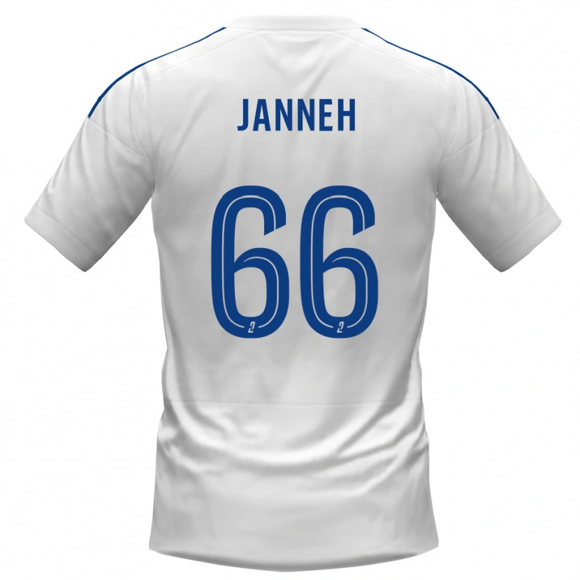 Danxen Kinder Jocelyn Janneh #66 Weiß Blau Auswärtstrikot Trikot 2025/26 T-Shirt Schweiz