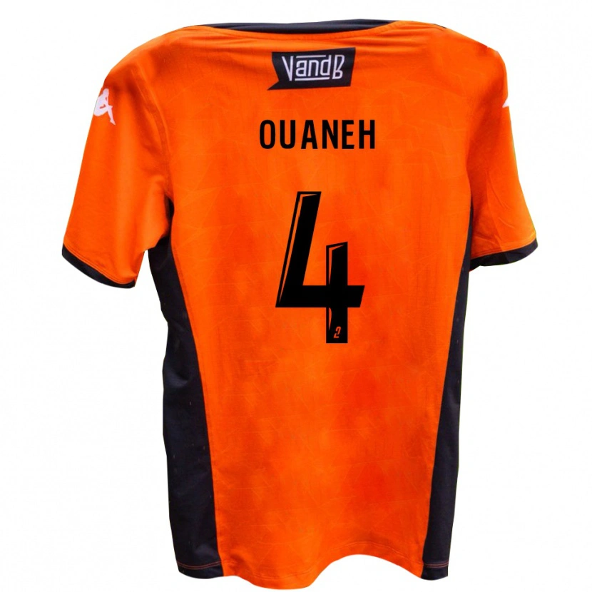 Danxen Kinder Peter Ouaneh #4 Weiß Schwarz Auswärtstrikot Trikot 2025/26 T-Shirt Schweiz