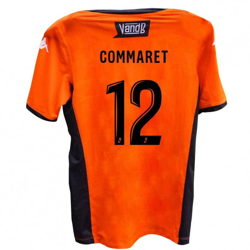Danxen Kinder Mattéo Commaret #12 Weiß Schwarz Auswärtstrikot Trikot 2025/26 T-Shirt Schweiz