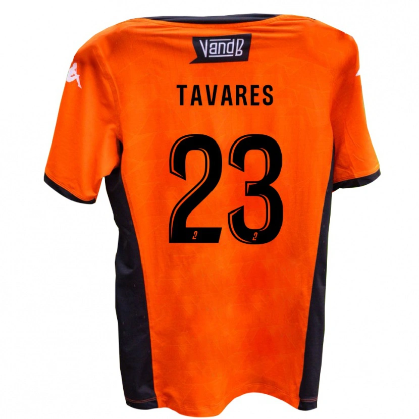 Danxen Kinder Yohan Tavares #23 Weiß Schwarz Auswärtstrikot Trikot 2025/26 T-Shirt Schweiz