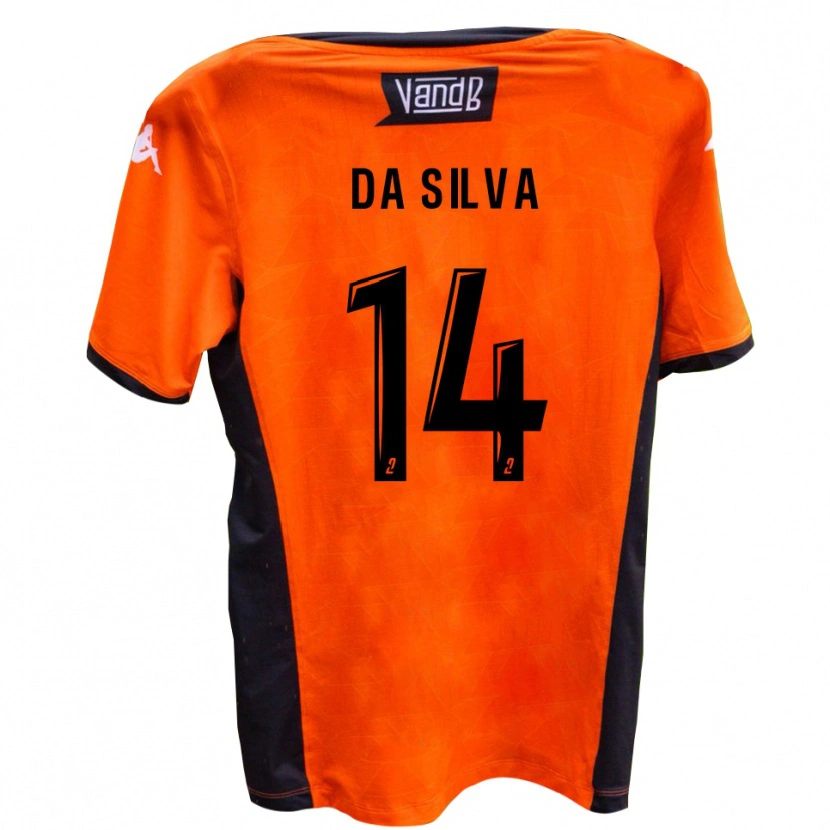 Danxen Kinder Hélder Oliveira Da Silva #14 Weiß Schwarz Auswärtstrikot Trikot 2025/26 T-Shirt Schweiz