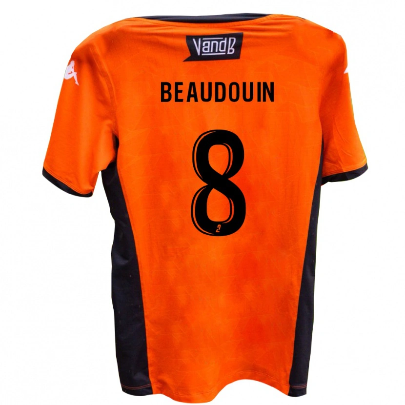 Danxen Kinder Alessio Beaudouin #8 Weiß Schwarz Auswärtstrikot Trikot 2025/26 T-Shirt Schweiz