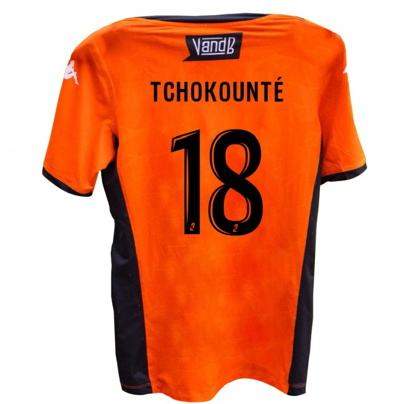 Danxen Kinder Malik Tchokounté #18 Weiß Schwarz Auswärtstrikot Trikot 2025/26 T-Shirt Schweiz