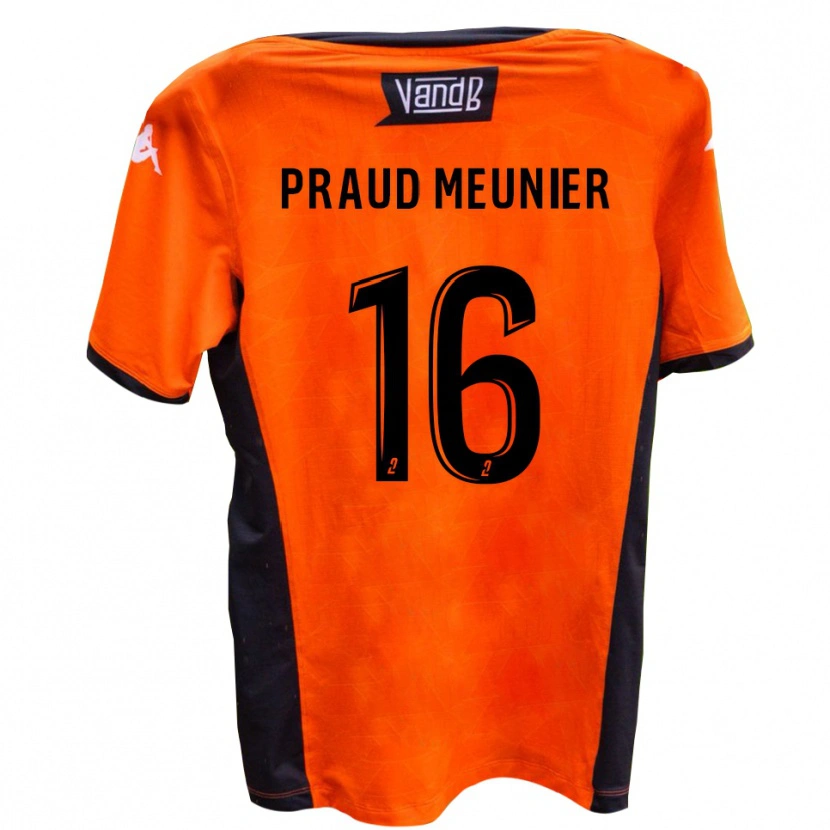 Danxen Kinder Nolhan Praud Meunier #16 Weiß Schwarz Auswärtstrikot Trikot 2025/26 T-Shirt Schweiz