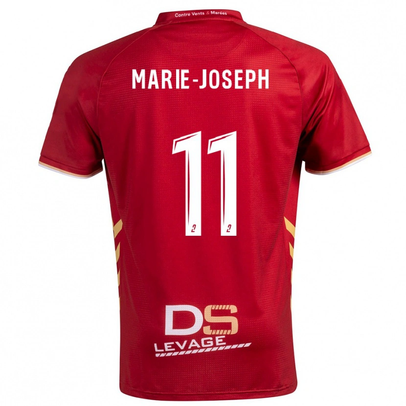 Danxen Kinder Thomas Marie-Joseph #11 Burgunder Gold Auswärtstrikot Trikot 2025/26 T-Shirt Schweiz