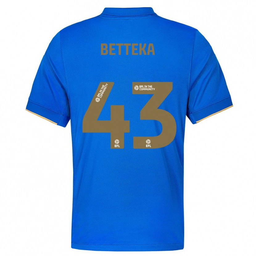 Danxen Herren Zaid Betteka #43 Blau Gold Heimtrikot Trikot 2025/26 T-Shirt Schweiz