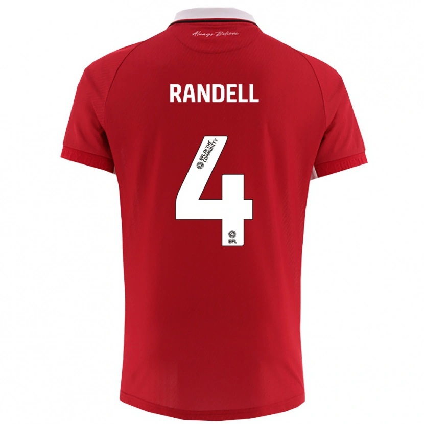 Danxen Herren Adam Randell #4 Rot Weiß Heimtrikot Trikot 2025/26 T-Shirt Schweiz