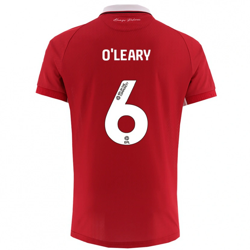 Danxen Herren Lia O'leary #6 Rot Weiß Heimtrikot Trikot 2025/26 T-Shirt Schweiz