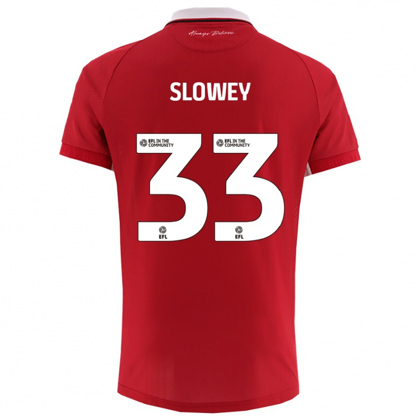Danxen Herren Josh Campbell-Slowey #33 Rot Weiß Heimtrikot Trikot 2025/26 T-Shirt Schweiz