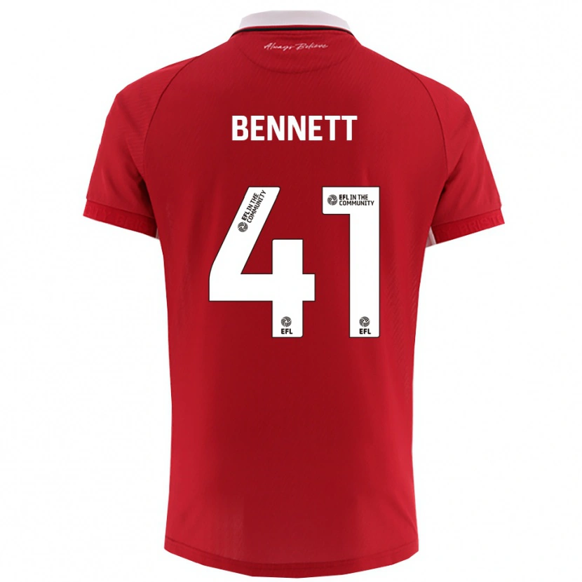 Danxen Herren Harley Bennett #41 Rot Weiß Heimtrikot Trikot 2025/26 T-Shirt Schweiz