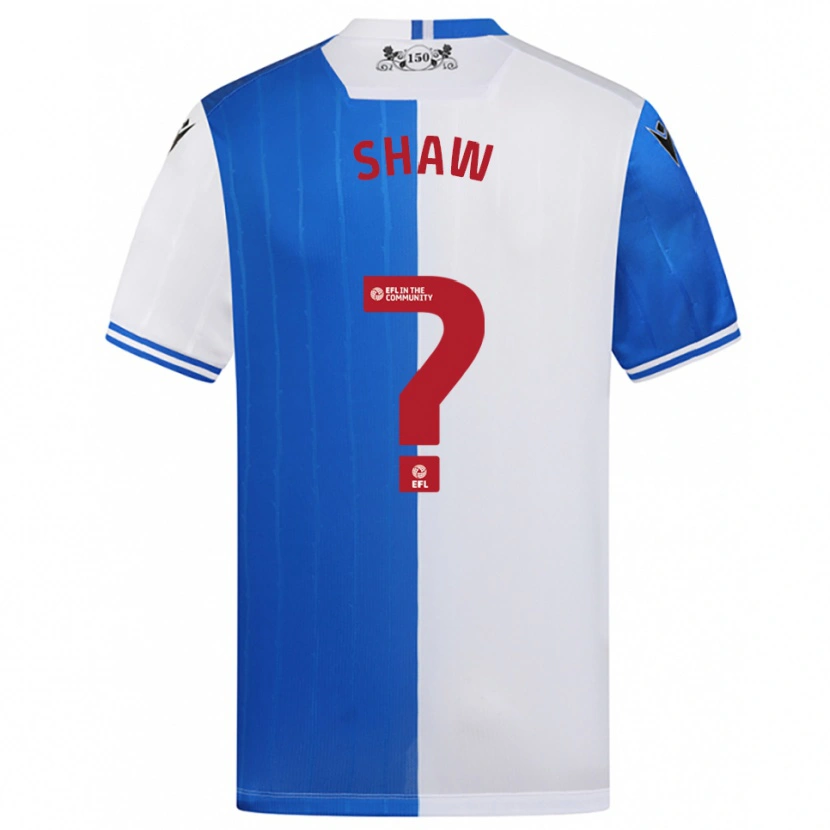 Danxen Herren Daniel Shaw #0 Blau Weiß Heimtrikot Trikot 2025/26 T-Shirt Schweiz