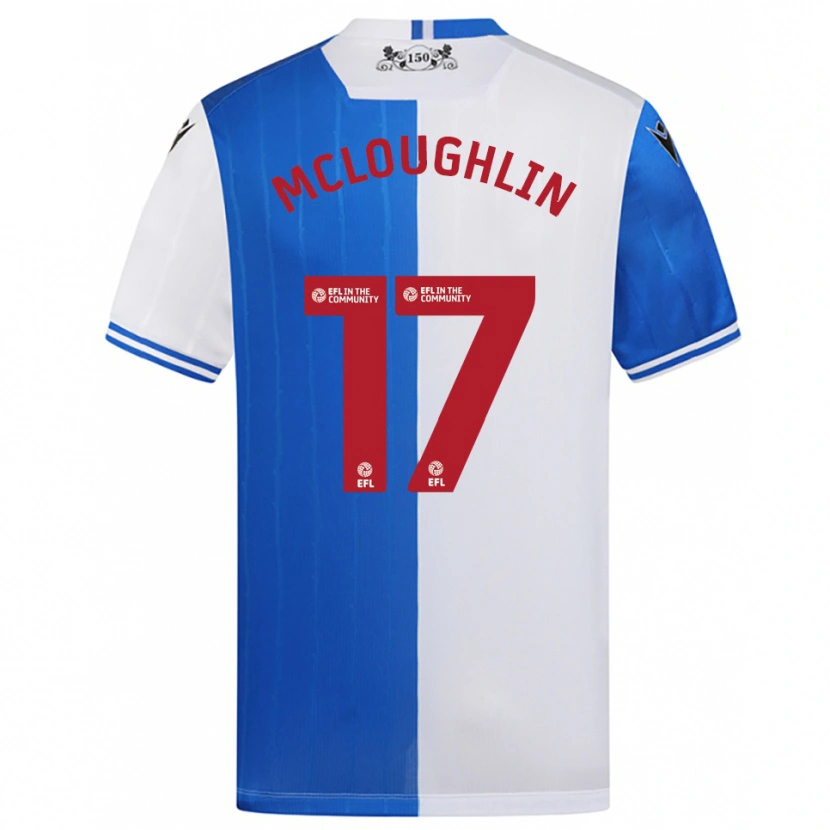 Danxen Herren Sean Mcloughlin #17 Blau Weiß Heimtrikot Trikot 2025/26 T-Shirt Schweiz