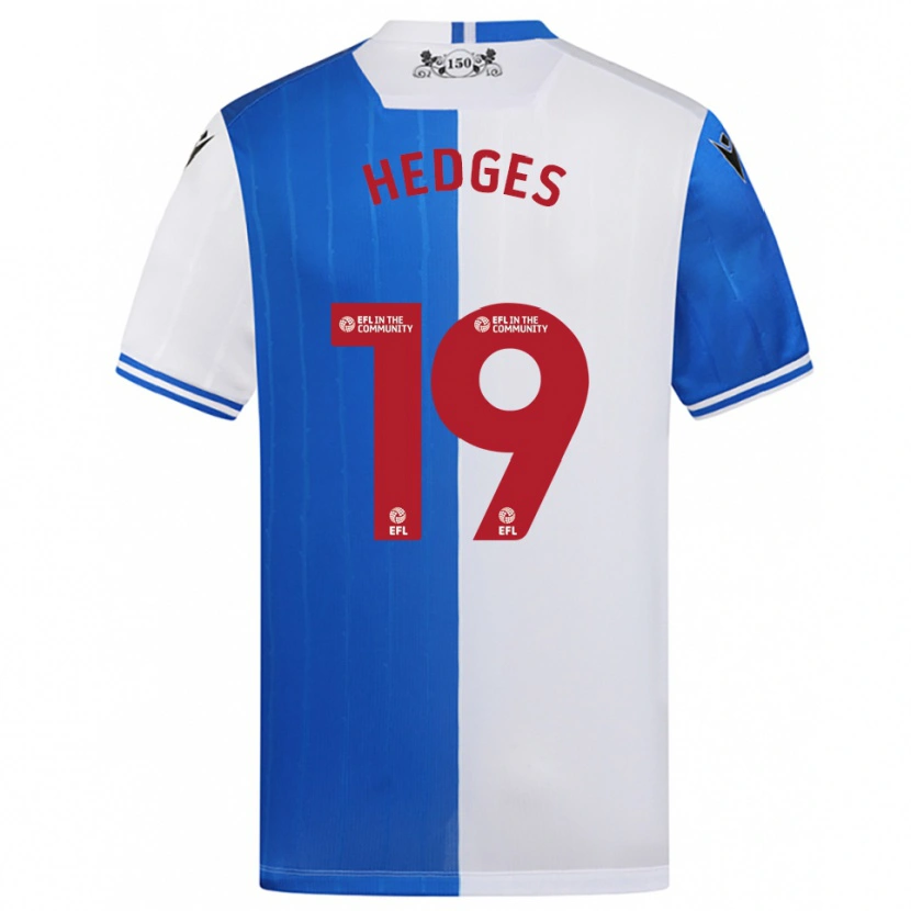 Danxen Herren Ryan Hedges #19 Blau Weiß Heimtrikot Trikot 2025/26 T-Shirt Schweiz