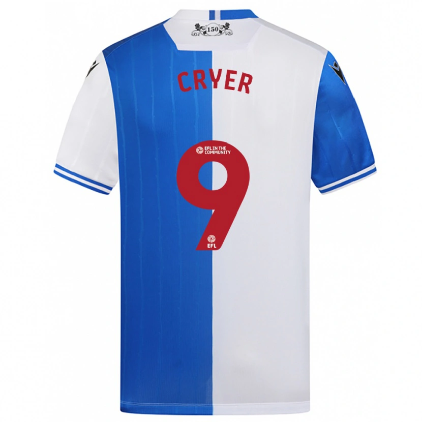 Danxen Herren Tom Cryer #9 Blau Weiß Heimtrikot Trikot 2025/26 T-Shirt Schweiz