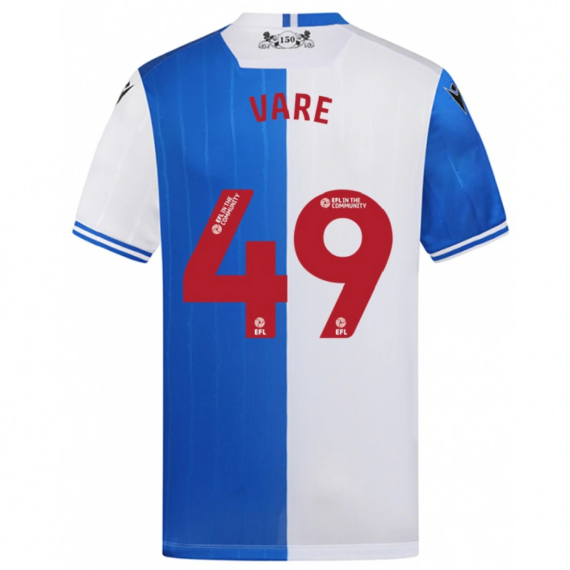 Danxen Herren Frank Vare #49 Blau Weiß Heimtrikot Trikot 2025/26 T-Shirt Schweiz